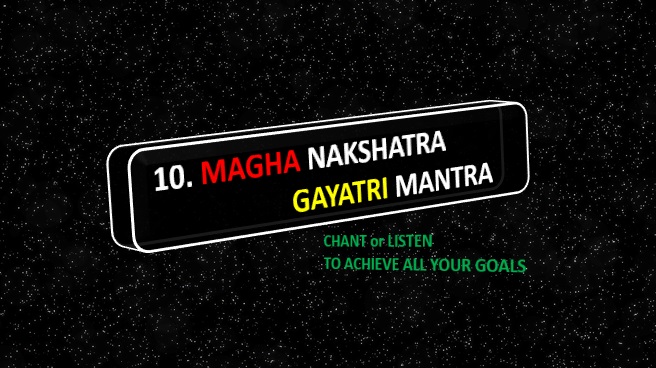 Magha (Makha) Nakshatra Gayatri Mantra