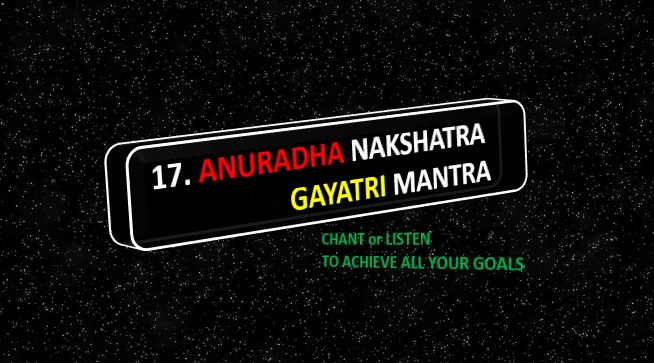 Anuradha Nakshatra Gayatri Mantra