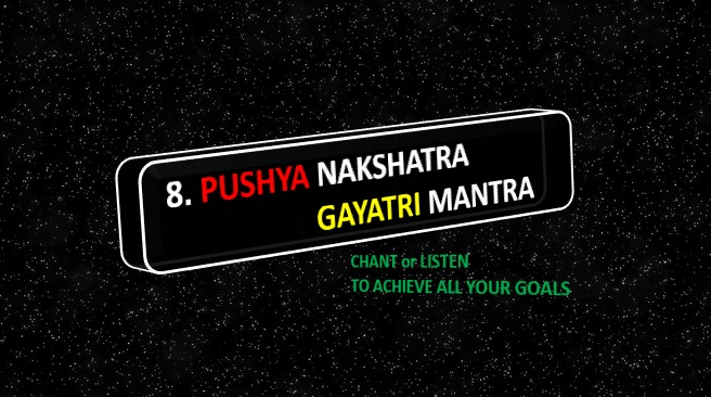 Pushya Nakshatra Gayatri Mantra